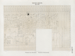 Neues Reich. Dynastie  XVIII.  Tempel von Semneh [Semna]: Aeussere Westwand.