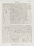 Neues Reich. Dynastie  XVIII.  Tempel von Semneh [Semna]: Aeussere Ostwand.