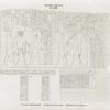 Neues Reich. Dynastie  XVIII.  Tempel von Semneh [Semna]: a. Aeussere Ostwand; b. Oestlicher Porticus.
