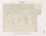 Neues Reich. Dynastie  XVIII.  Tempel von Kummeh [Kumma]: Aeussere  Südwand.