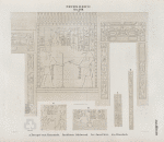 Neues Reich. Dynastie  XVIII.  a. Tempel von Kummeh [Kumma]:  Aeussere  Südwand; b. c. Insel Sâi; d. e. Dôscheh.