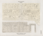 Neues Reich. Dynastie  XVIII.  a.  Theben [Thebes]. Abd el Qurna , Grab 13;  b. Tempel  von Kummeh [Kumma].