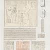 Neues Reich. Dynastie  XVIII.  a - c  Theben [Thebes].  Abd el Qurna ; d. Karnak; e. Insel Konosso; f - i  Tempel von Amada.