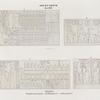 Neues Reich. Dynastie  XVIII. Tempel von  Luqsor [Luxor]: a. b. Kammer F.; c. d. Kammer C'.