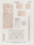 Neues Reich. Dynastie  XVIII.  a - d  Felseninschriften der Insel Konosso [a] und der Insel Bigeh; e - h Tempel von Sedeinga.