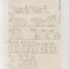 Neues Reich. Dynastie XVIII.  El Amarna [Tell el-Amarna]. Südliche Gräbergruppe.  Grab 1. Thürwand rechts [B.]