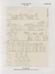 Neues Reich. Dynastie XVIII.  El Amarna [Tell el-Amarna]. Südliche Gräbergruppe.  Grab 1. Thürwand rechts [B.]