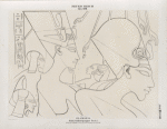 Neues Reich. Dynastie XVIII. El Amarna [Tell el-Amarna]. Südliche Gräbergruppe, Grab 1. [siehe die wirkliche Stellung dieser Gruppe auf Blatt 103.]