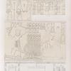 Neues Reich. Dynastie XVIII.  Theben [Thebes]. Bab el Meluk [Bîbân el-Mulûk], Grab des Königs Ai; a. c.  Wandbilder; d - g  Sarkophag.