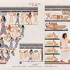 Neues Reich. Dynastie XVIII. Theben [Thebes]. Qurnet Murrâi [Blatt 2], a.  Rechte Hinterwand [b]; b. Linke Hinterwand [e].