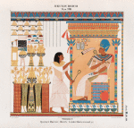 Neues Reich. Dynastie XVIII. Theben [Thebes]. Qurnet Murrâi [Blatt 4],  linke Hinterwand [e].