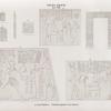 Neues Reich. Dynastie XVIII.  a - e   aus Theben [Thebes]; f - h Felsengrotte von Silsilis [Gebel el-Silsila].