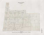 Neues Reich. Dynastie. XIX. Theben [Thebes] Memnonia [Ramesseum]. Tempel Ramses II. Erster Pylon. Westseite, Nordhälfte. Blatt D.