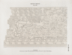 Neues Reich. Dynastie XIX. Theben [Thebes]. Memnonia [Ramesseum]. Tempel Ramses II. Zweiter Pylon, Westseite. Untere Darstellung.
