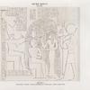 Neues Reich. Dynastie XIX. Theben [Thebes]. Memnonia [Ramesseum]. Tempel Ramses II. Hypostyl. Westwand, rechts von der Thür.