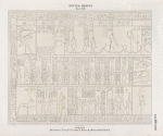 Neues Reich. Dynastie XIX. Theben [Thebes]. Memnonia [Ramesseum]. Tempel Ramses II. Raum E. Deckenbild. Blatt B.