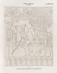Neues Reich. Dynastie XIX.  Abusimbel [Abû Sunbul]. Grosser Tempel, Raum F, Ostwand, linke Seite.