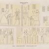 Neues Reich. Dynastie XX.  Theben [Thebes]: a - d.  Bab el Meluk [Bîbân el-Mulûk], Grab 19; e - g. Prinzessinnengräber, Grab 11.