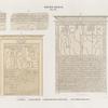 Neues Reich. Dynastie XX.  a - c. Theben [Thebes]:  [a-b.]Dêrel Bachît ; [c.] Felsenstele hinter Medînet Hâbu; d. West Silsilis [Gebel el-Silsila], Felsenstele.