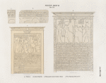 Neues Reich. Dynastie XX.  a - c. Theben [Thebes]:  [a-b.]Dêrel Bachît ; [c.] Felsenstele hinter Medînet Hâbu; d. West Silsilis [Gebel el-Silsila], Felsenstele.
