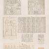 Neues Reich. Dynastie XX.  Theben [Thebes]: a. Karnak, Grosser Tempel; b-f. Chôns Tempel. (T); g. h. Bab el Meluk [Bîbân el-Mulûk], Grab 2; i. Hamamât [Wadi Hammamat], Felseninschrift.  .