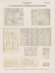 Neues Reich. Dynastie XX.  Theben [Thebes]: a. Karnak, Grosser Tempel; b-f. Chôns Tempel. (T); g. h. Bab el Meluk [Bîbân el-Mulûk], Grab 2; i. Hamamât [Wadi Hammamat], Felseninschrift.  .
