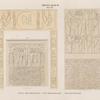 Neues Reich. Dynastie XX.  a. Theben [Thebes]. Bab el Meluk [Bîbân el-Mulûk], Grab 9;  b. West Silsilis [Gebel el-Silsila], Felsenstele ; c. Hamamât [Wadi Hammamat], Felsenstele.