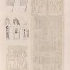 Neues Reich. Dynastie XXII.  Theben [Thebes]: a. Karnak. Grosser Tempel. Vorhof, Winkel C; b-h. Aus Qurna. [b.c.] Alabastervasen; [d-g.] Todtenstatuetten; [h.] Vor einer knieenden Statue. [b-h. jetzt im K. Museum zu Berlin.]