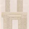 Neues Reich. Dynastie  XXVI.  Pyramiden von Saqâra [Saqqârah]. Grab 24, Raum B: a. b. Südwand; c. Westwand.