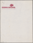 Buffet menu, Gramercy Park Hotel