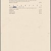 Dinner menu, Alfredo