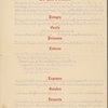Lunch menu, Quo Vadis Restaurant