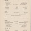 Supper and room service menu, The Plaza, Hilton Hotels