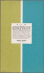 Luncheon menu, The Pen and Sword at Statler Hilton