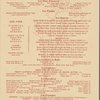 Sunday Mother's Day brunch and dinner menu, Park Lane