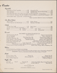 Tuesday dinner menu, The Waldorf-Astoria