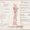 Thursday dinner menu, The Waldorf-Astoria