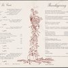Thursday dinner menu, The Waldorf-Astoria