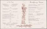 Thursday dinner menu, The Waldorf-Astoria