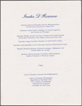Dinner menu, La Gastronomie Francaise