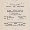 Sunday Christmas dinner menu, Park Lane