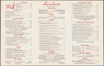 Tuesday lunch menu, The Warwick Hotel