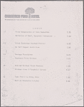 Lunch menu, Gramercy Park Hotel