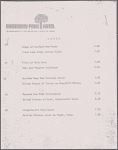 Lunch menu, Gramercy Park Hotel