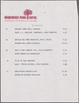 Lunch and dinner menu, Gramercy Park Hotel