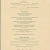 Sunday St. Patricks Day brunch and dinner menu, Park Lane