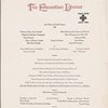 Monday dinner and à la carte menu, The Plaza at Edwardian Room