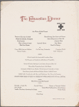 Monday dinner and à la carte menu, The Plaza at Edwardian Room