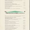 Dinner menu, Alfredo at Citicorp Center
