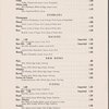 Cocktails list, The Plaza